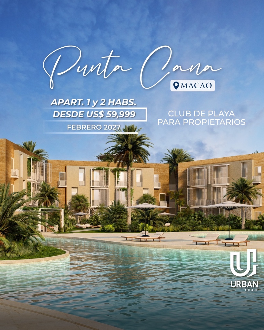 apartamentos - Proyecto de apartamentos en planos / Club de Playa incluido -Punta Cana/Macao  3
