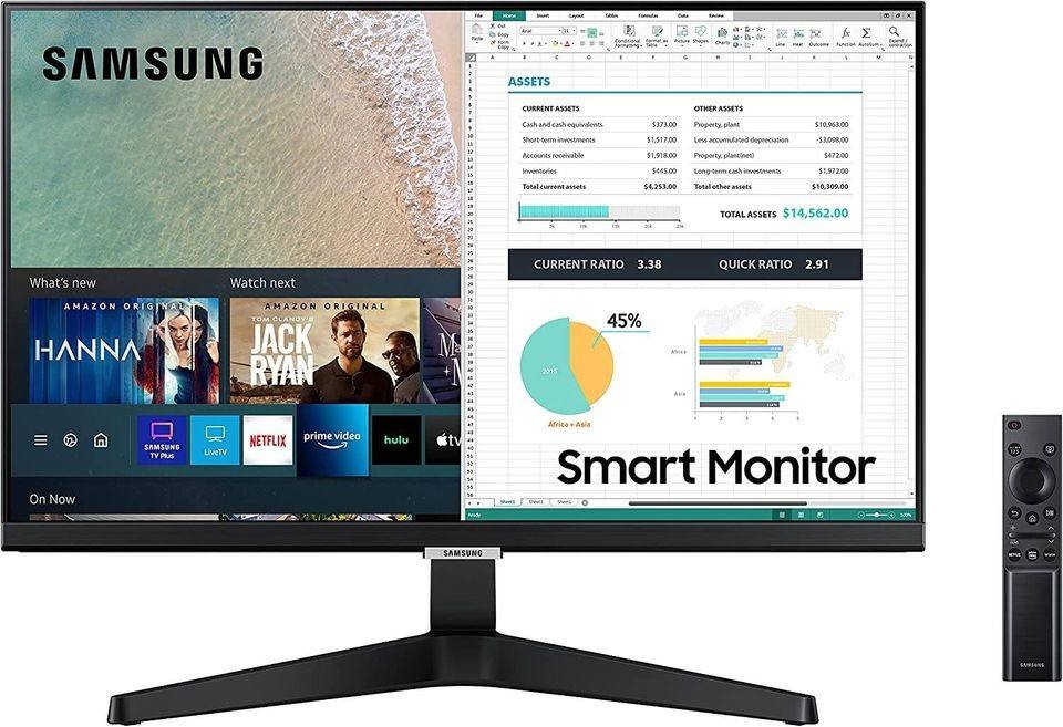 computadoras y laptops - SAMSUNG M5 Series - Monitor inteligente FHD 1080p de 24 pulgadas 0