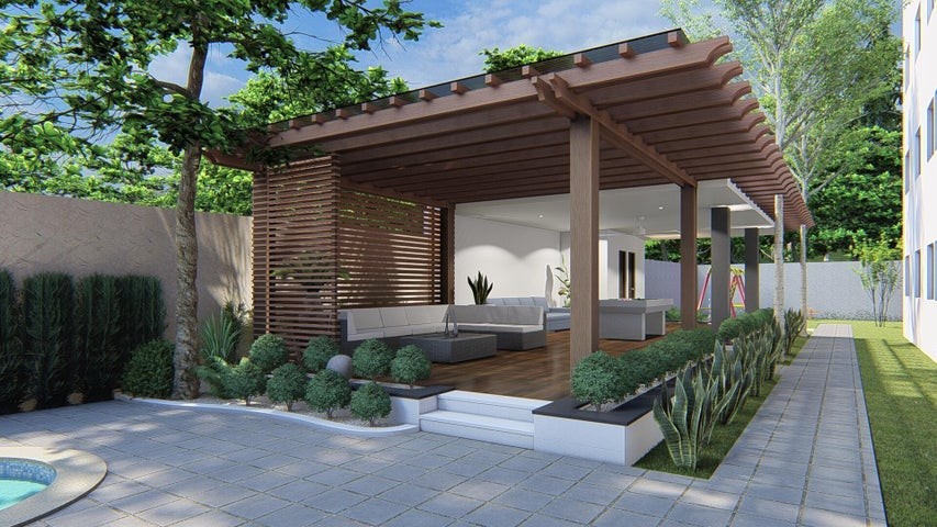 apartamentos - Proyecto en venta Punta Cana  #23-1381 dos dormitorios,, balcón, piscina, parque 3