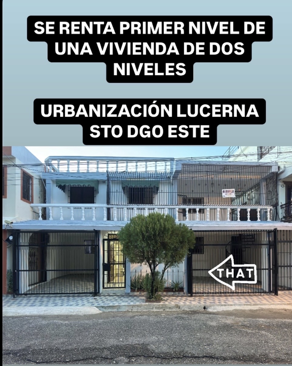 casas - SE RENTA PRIMER NIVEL DE UNA VIVIENDA DE DOS NIVELES 