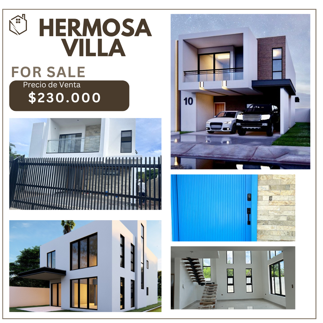 casas vacacionales y villas - Hermosa y acogedora villa en venta. 4