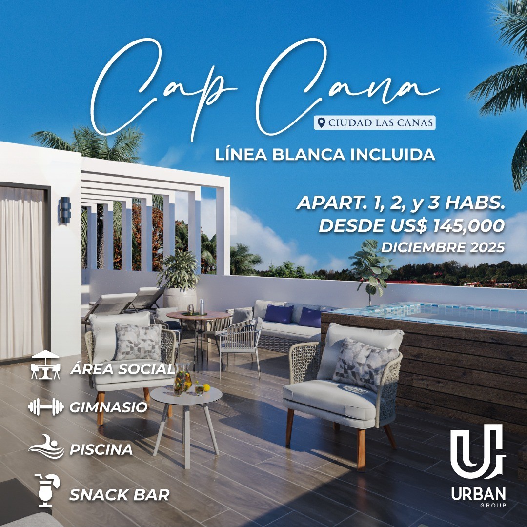 apartamentos - Apartamentos de 1, 2 y 3 Habitaciones desde US$145,000 en Cap Cana Linea Blanca  2