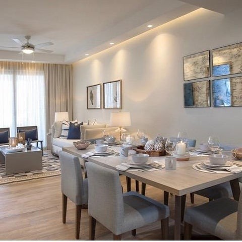 apartamentos - Proyecto en venta Punta Cana #21-2799 tres dormitorios, balcón. seguridad.
 3