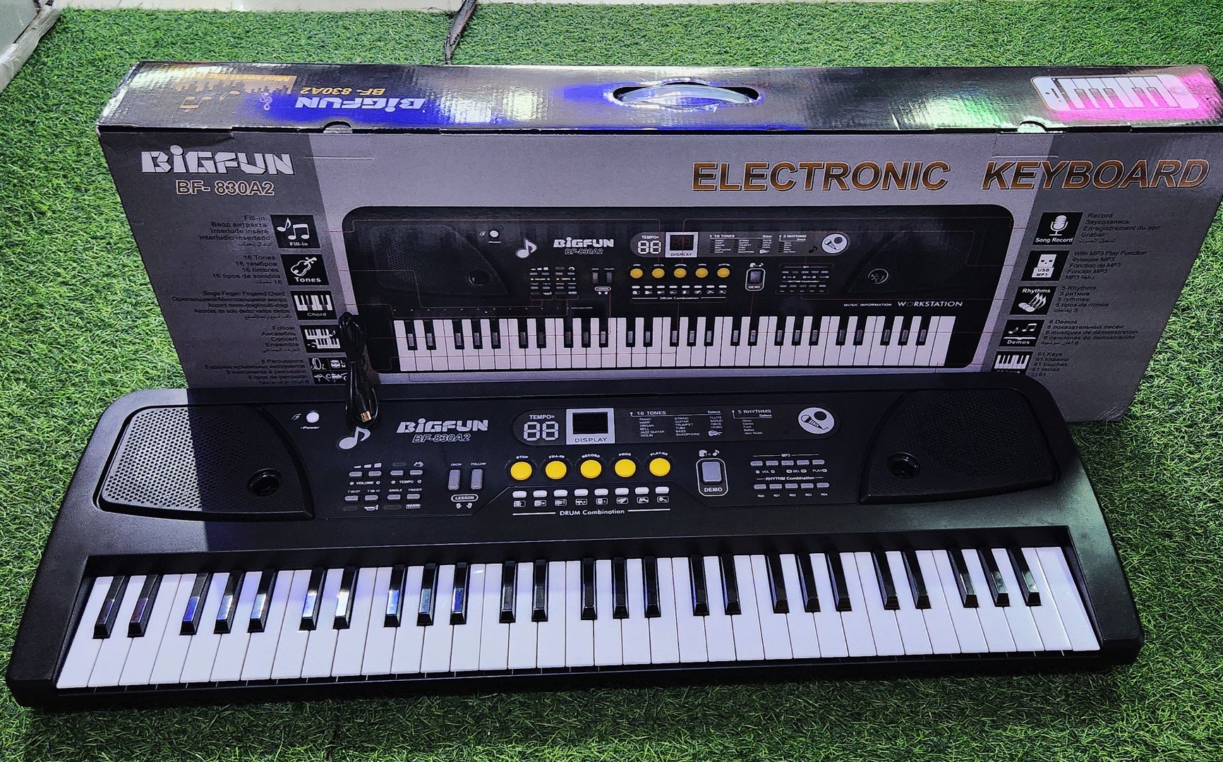 instrumentos musicales - Piano electronico recargable, piano. 8