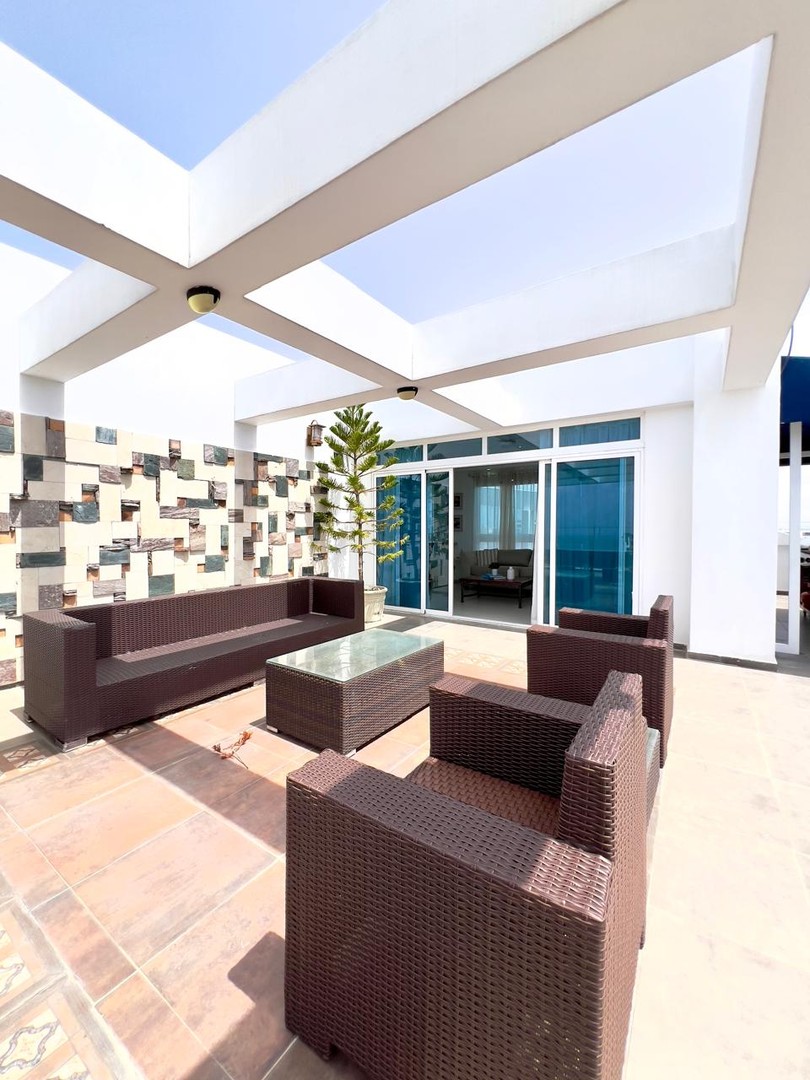 apartamentos - Apartamento en Alquiler amueblado con terraza privada 
Vista espectacular al mar