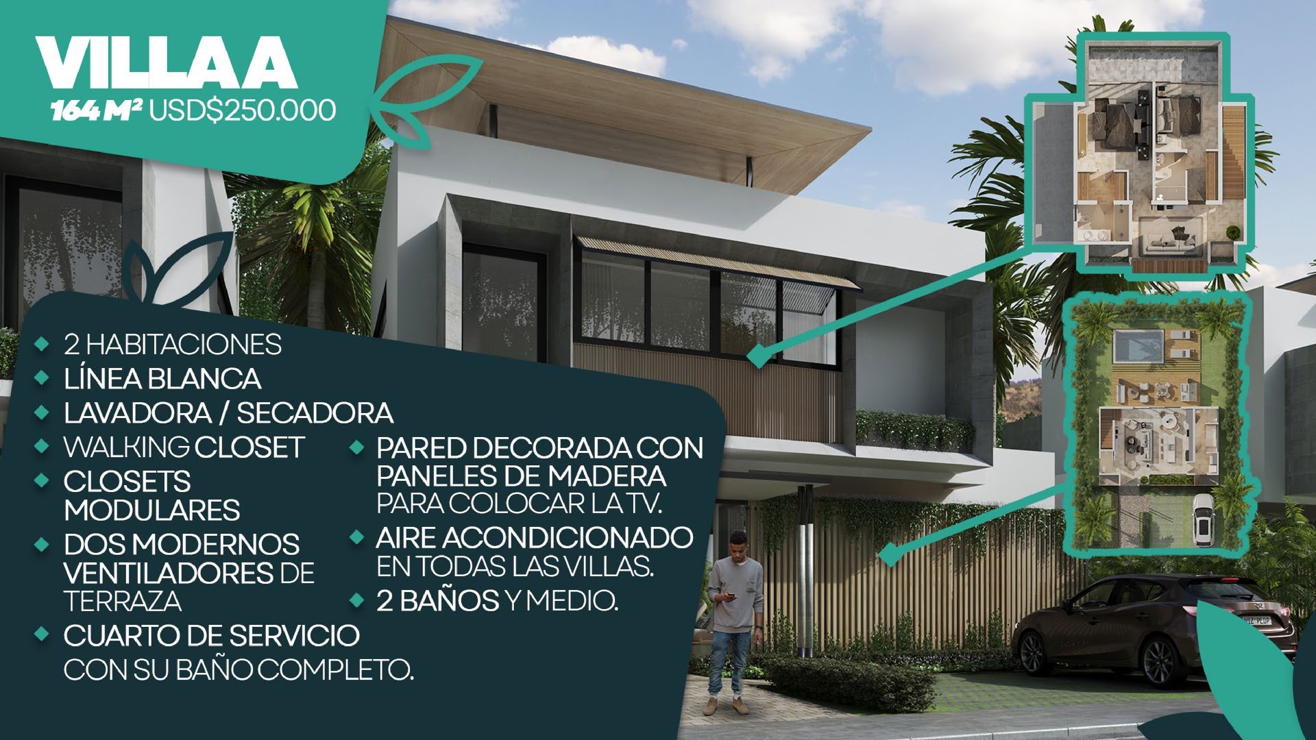 casas vacacionales y villas - Hermoso Proyecto En Construccion En Punta Cana, Villas De 2 Y 3 Hab. 