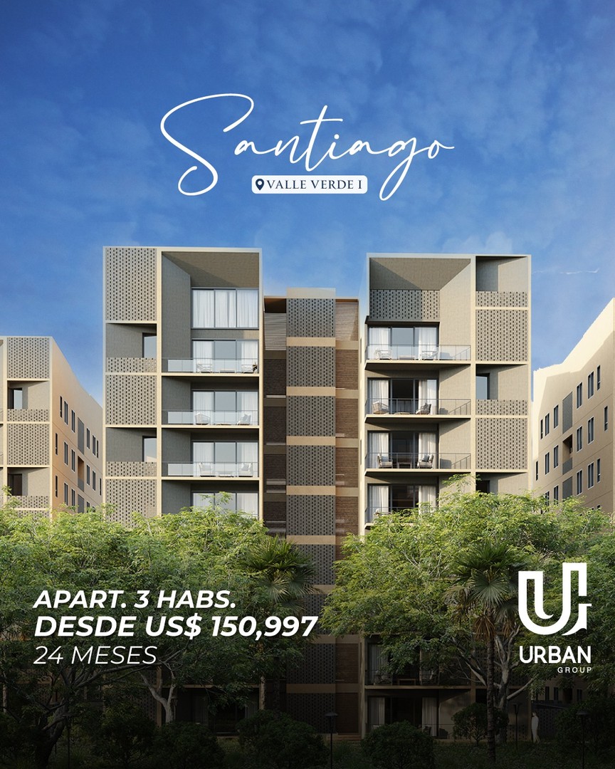apartamentos - Apartamentos de 3 Habitaciones desde US$150,997 en Santiago 0