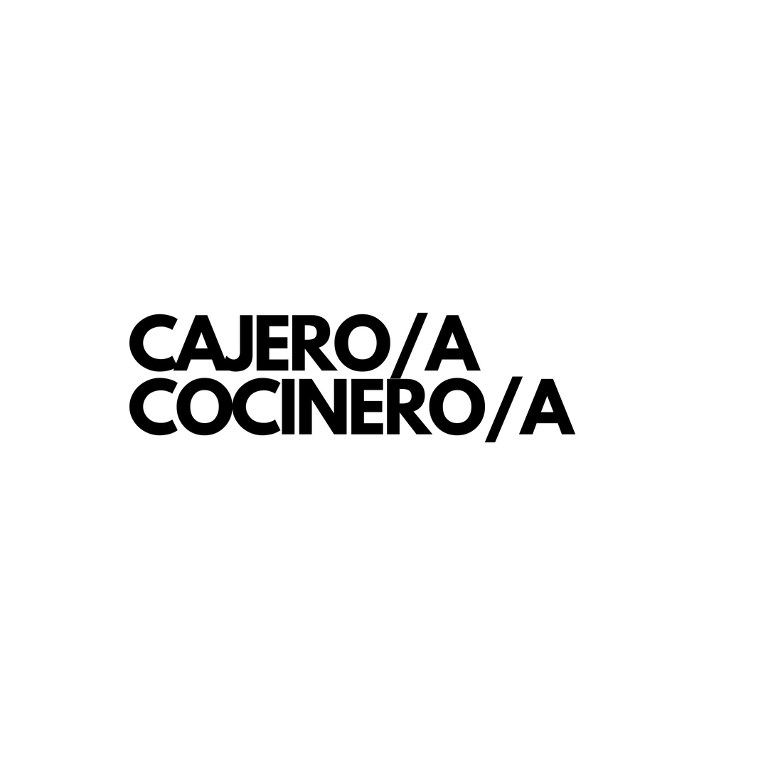 empleos disponibles - CAJERO/A COCINERO/A 