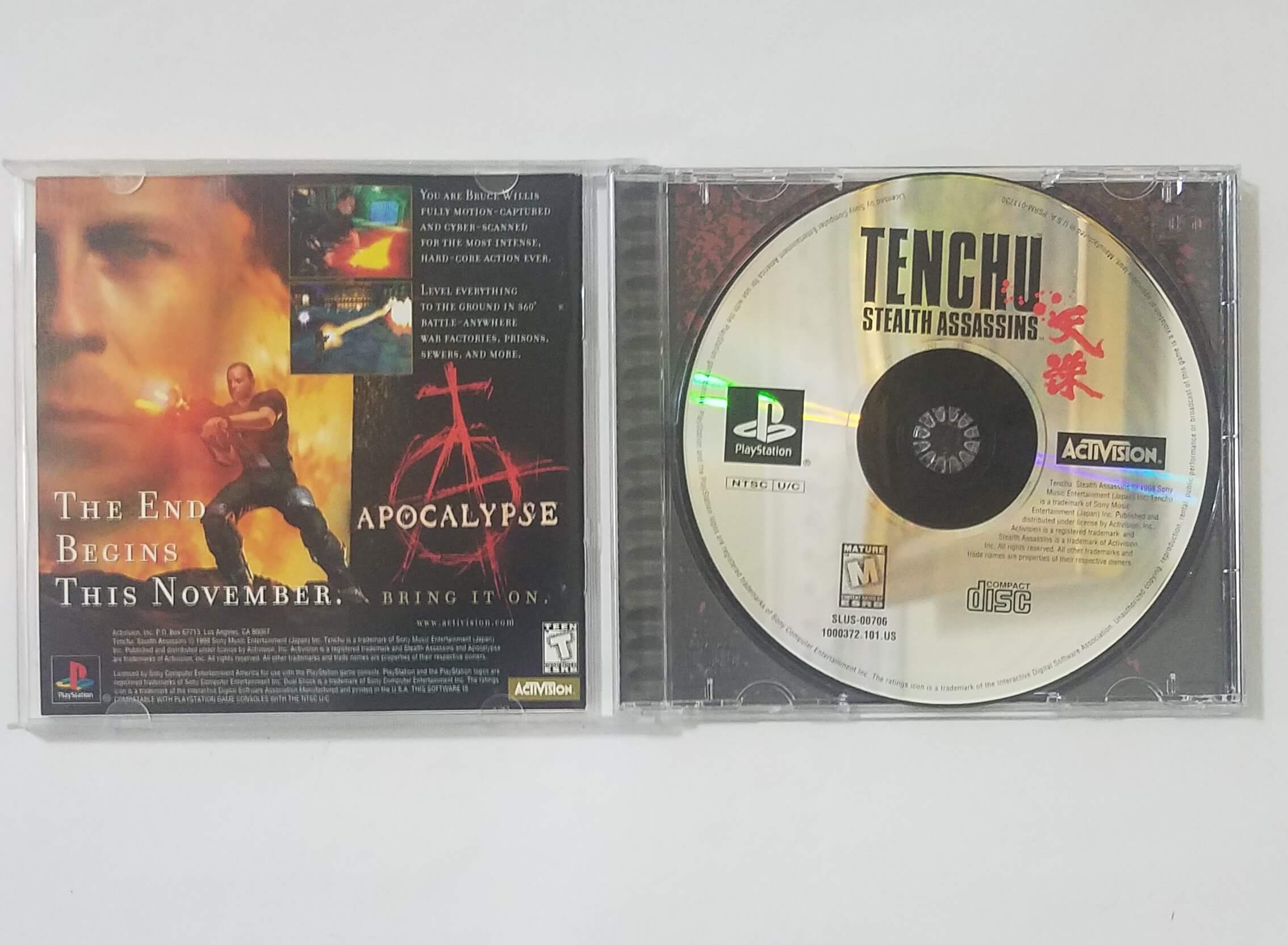 consolas y videojuegos - Tenchu: Stealth Assassins de PlayStation 1 (PS1)  1