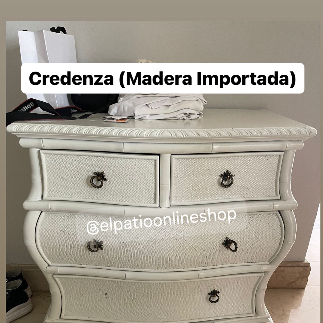 muebles y colchones - Credenza Blanca