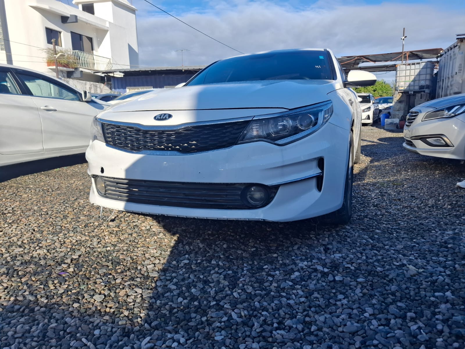 carros - Kia k-5 2017 blanco 