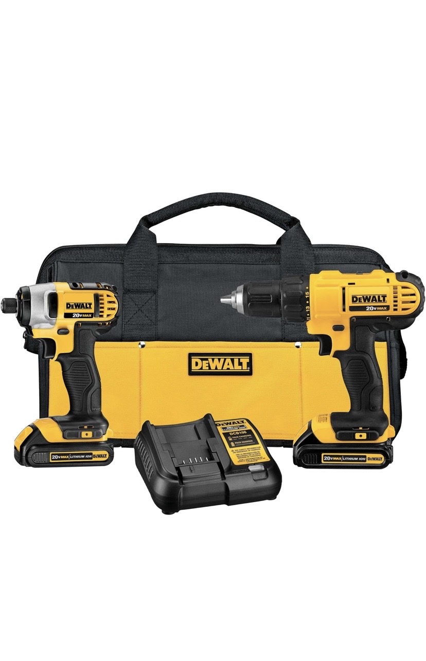 herramientas, jardines y exterior - Kit de taladros Dewalt nuevo 