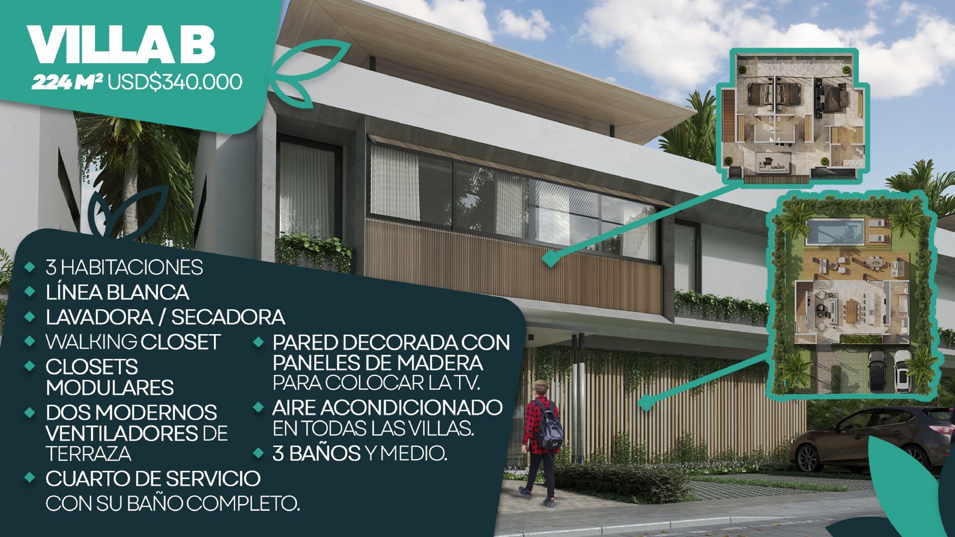 casas vacacionales y villas - Hermoso Proyecto En Construccion En Punta Cana, Villas De 2 Y 3 Hab.  1