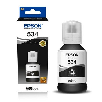 impresoras y scanners - BOTELLA DE TINTA EPSON NEGRO T534 PARA IMPRESORAS M1120, M2140, M2170, M1180, M3