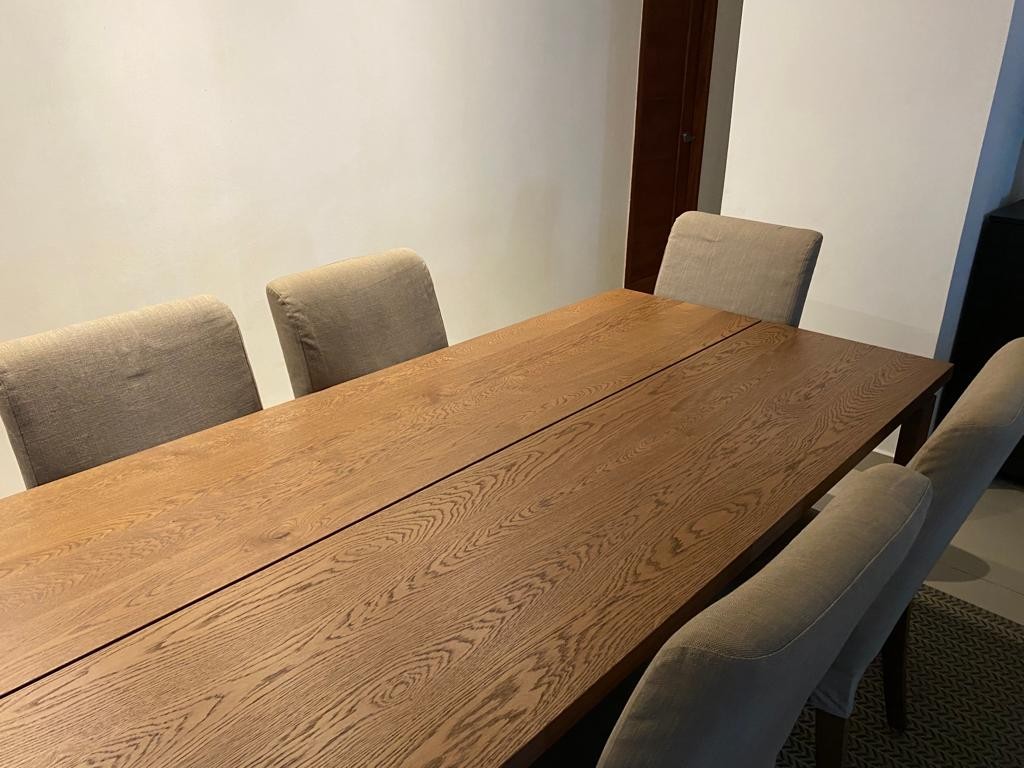 muebles y colchones - JUEGO DE COMEDOR DE 6 SILLAS  2