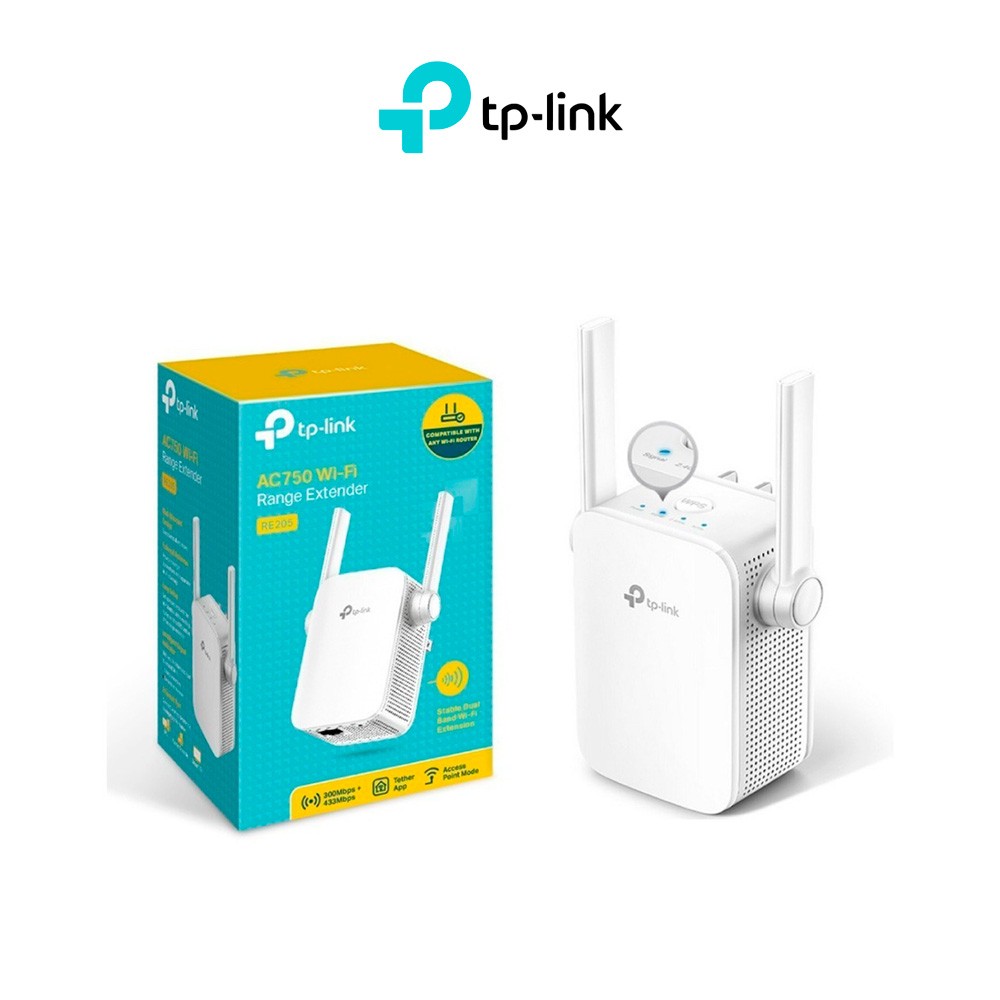 computadoras y laptops - REPEATER TP-LINK RE205 AC750 MPS EXTENDER LANR-0334 1