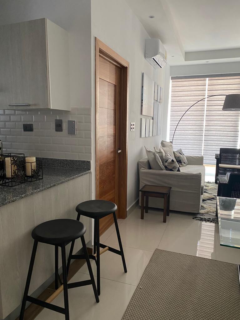 apartamentos - Alquilo apto amueblado en Bella Vista, 1 hab 3