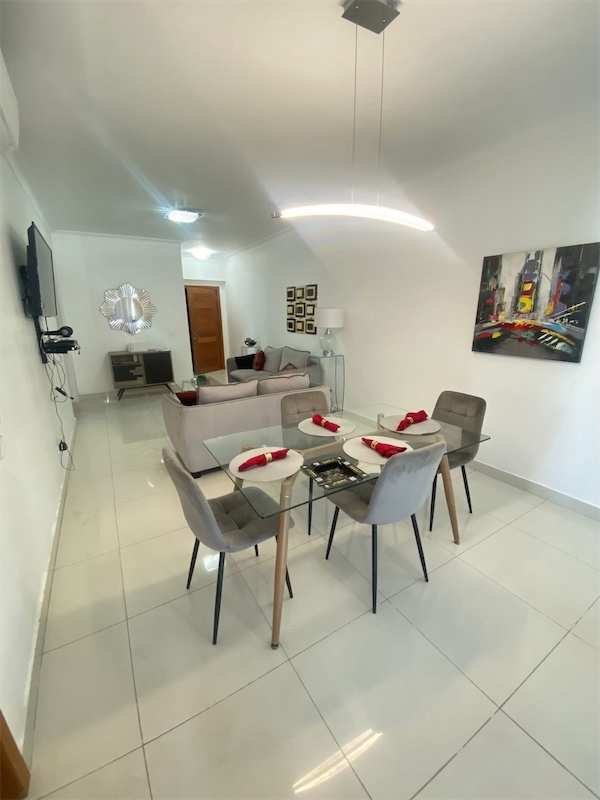 apartamentos - Venta de apartamento amueblado, en el sector Los Cacicazgos  5