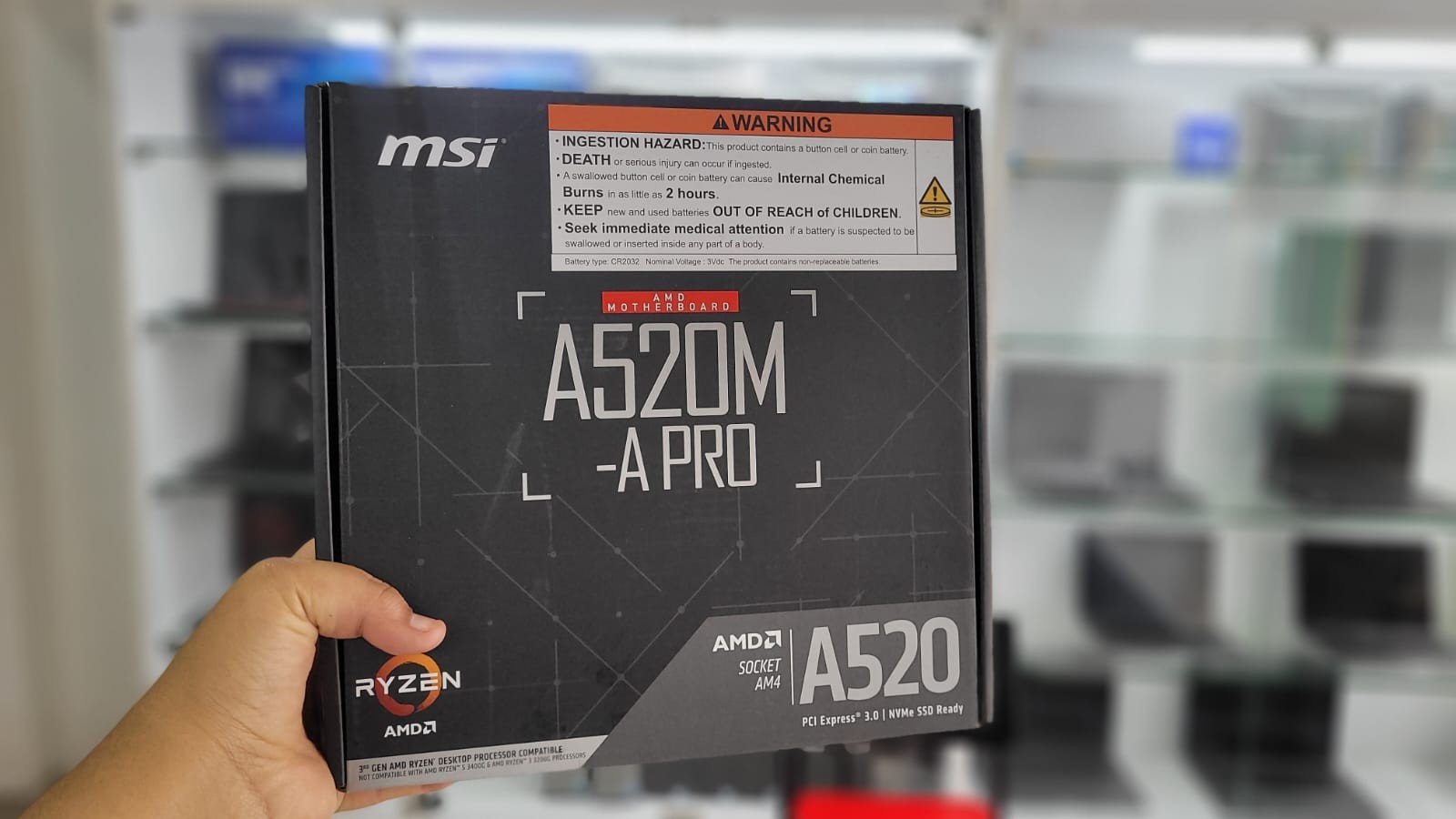 computadoras y laptops - Motherboard MSI A520M PRO HDMI 4K / DVI DDR4