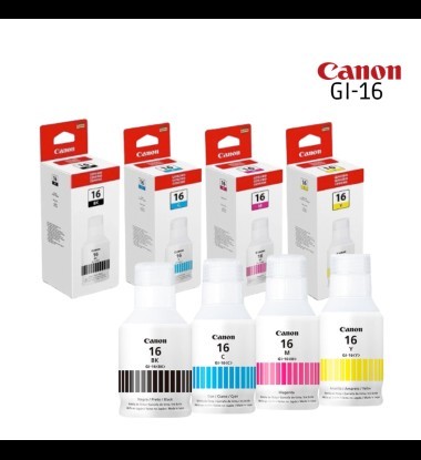 impresoras y scanners - BOTELLA DE TINTA CANON GI-16 NEGRO, 70ML, PARA MAXIFY: GX 7010, GX 6010 GX 3010 0