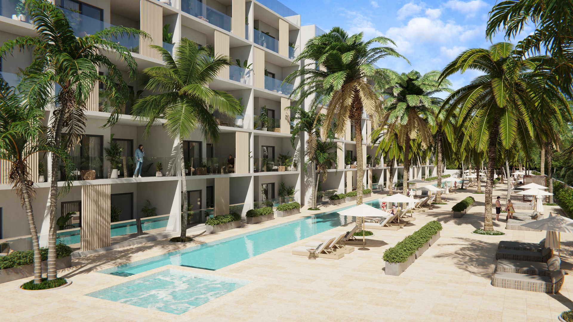 apartamentos - El proyecto residencial BORN está ubicado en Cortesito - Playa Bávaro 