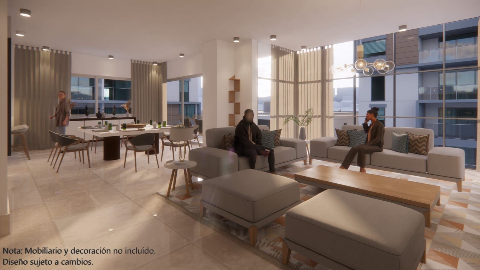 apartamentos - Naco torre familiar 1 x piso 3 habitaciones 3.5 baños estar estudio 230m2  4