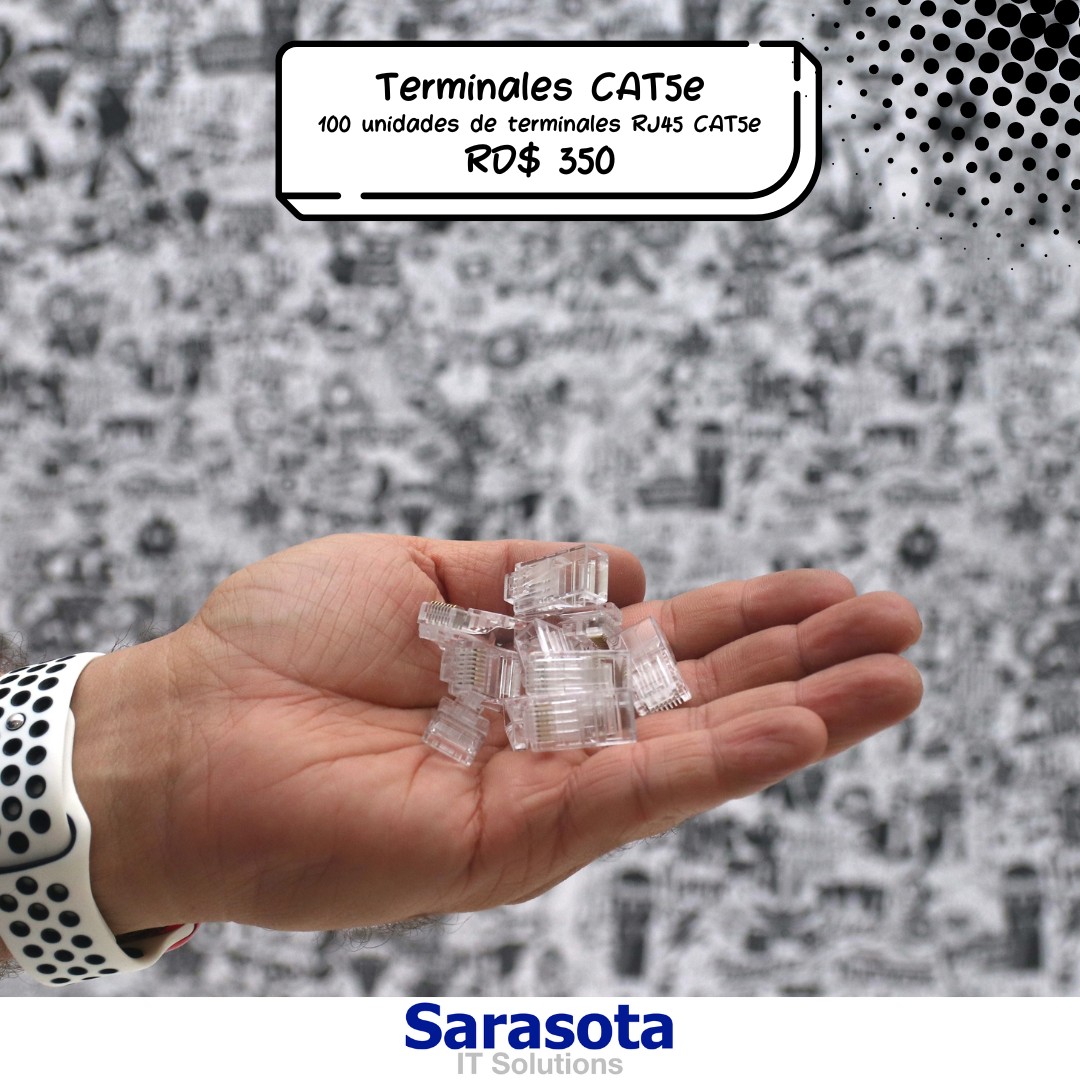 accesorios para electronica - Terminales CAT5e RJ45 Somos Sarasota