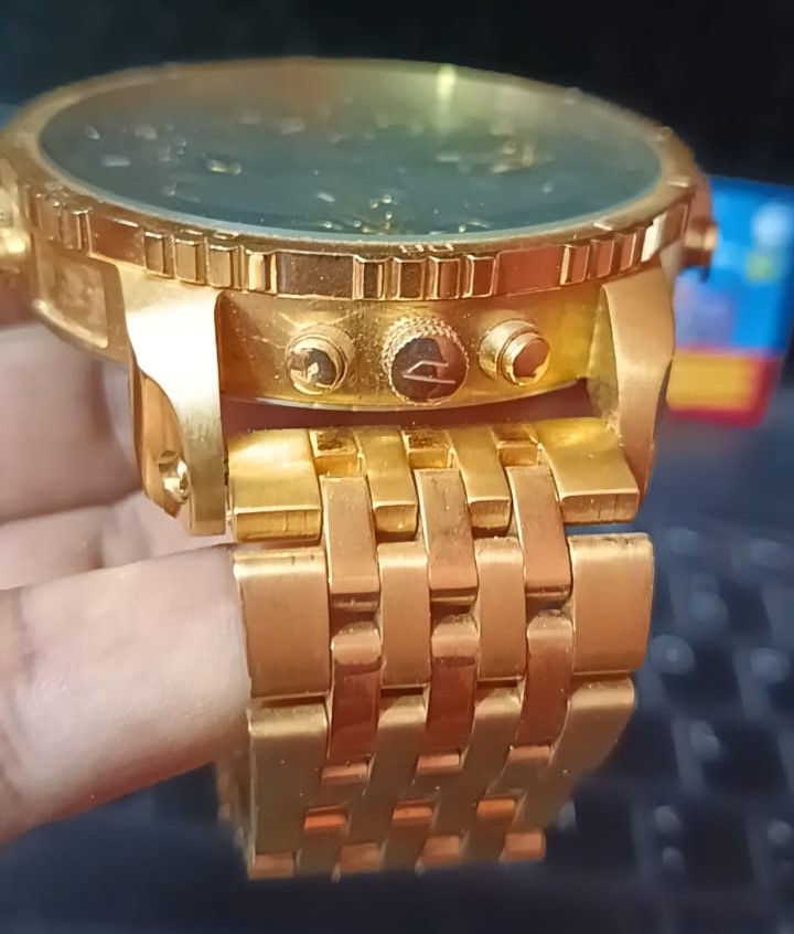 joyas, relojes y accesorios - Diesel Reloj MrDaddy 2.0  Dorado cuarzo acero noxi 2