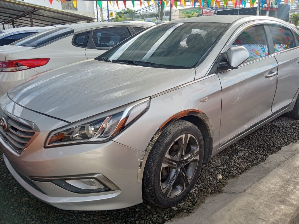 carros - HYUNDAI SONATA LF 2015 GRIS 1