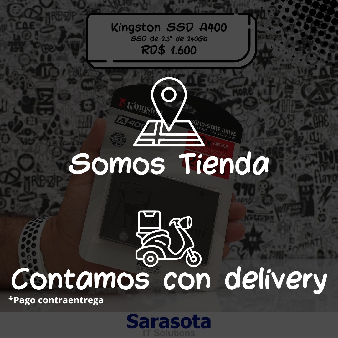 accesorios para electronica - SSD de 240Gb marca Kingston Serie A400 en RD$1600 2