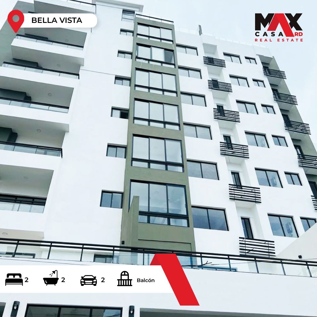 apartamentos - APARTAMENTO LISTO PARA ENTREGA UBICADO EN BELLA VISTA, SANTO DOMINGO ESTE