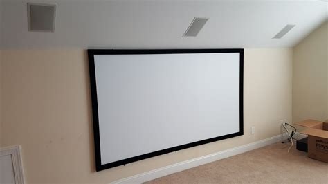 dvds, bluerays y peliculas - VISUAL APEX 110 inch PULGADAS - PANTALLA DE PROYECTOR DE 110 PULGADAS ancha.  