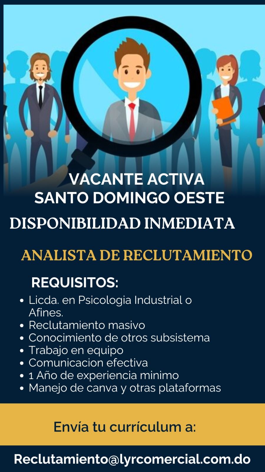 empleos disponibles - Analista de Reclutamiento 0