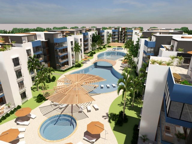 apartamentos - Proyecto en venta Punta Cana #22-88 un dormitorio, baño, parqueo, Lobby, Gym.
 8