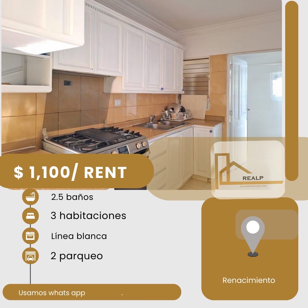 apartamentos - hermoso apartamento en zona céntrica en el renacimiento 