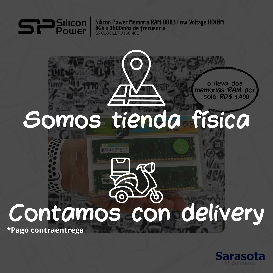 accesorios para electronica - Silicon Power Memoria RAM DDR3 8Gb a 1600mhz  2
