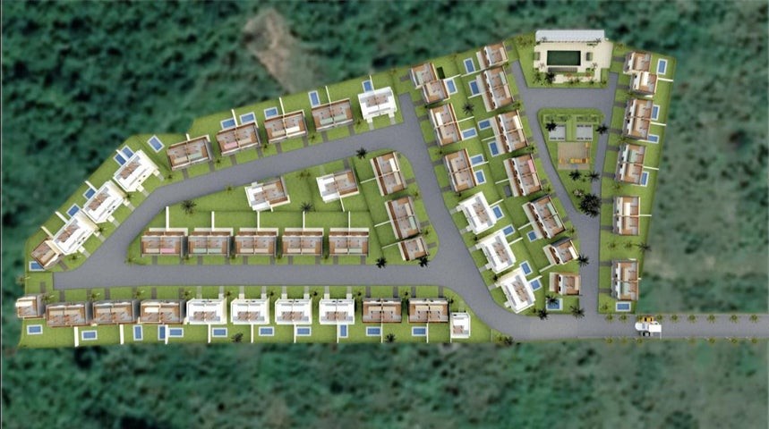 casas - Proyecto en venta Punta Cana #24-197 tres dormitorios, áreas de recreación.
 6