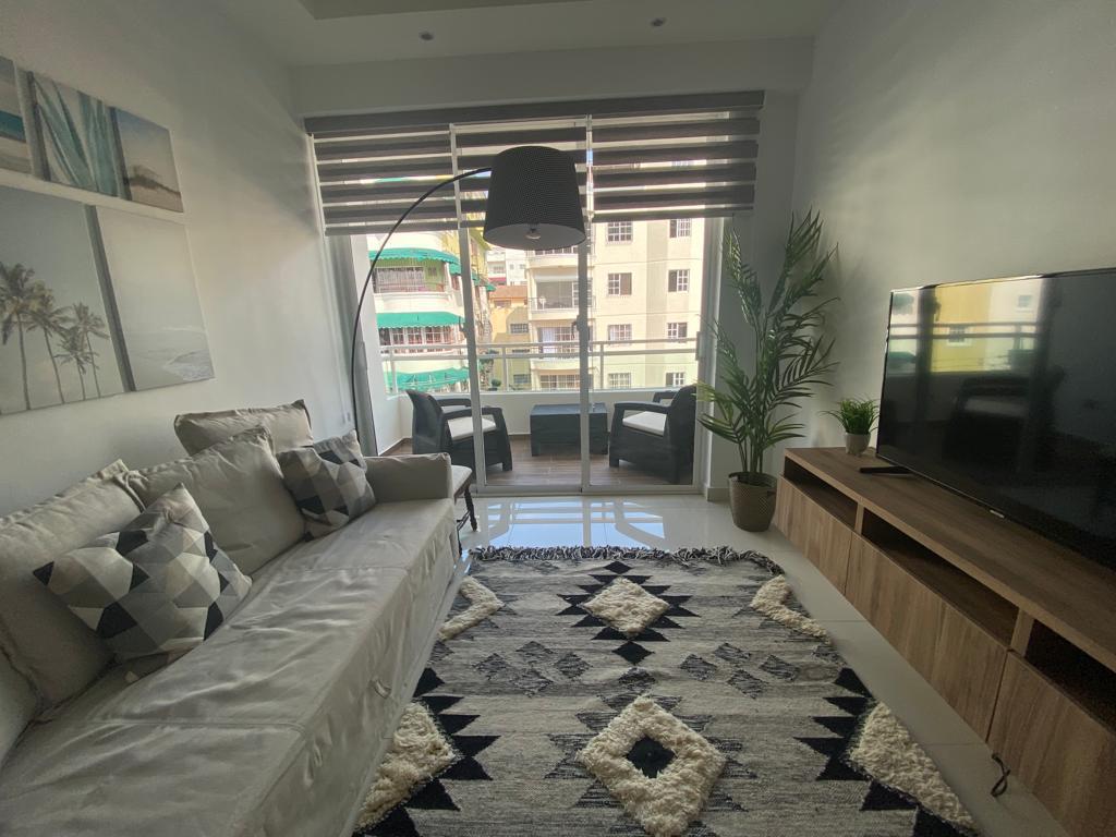 apartamentos - Alquilo apto amueblado en Bella Vista, 1 hab 6