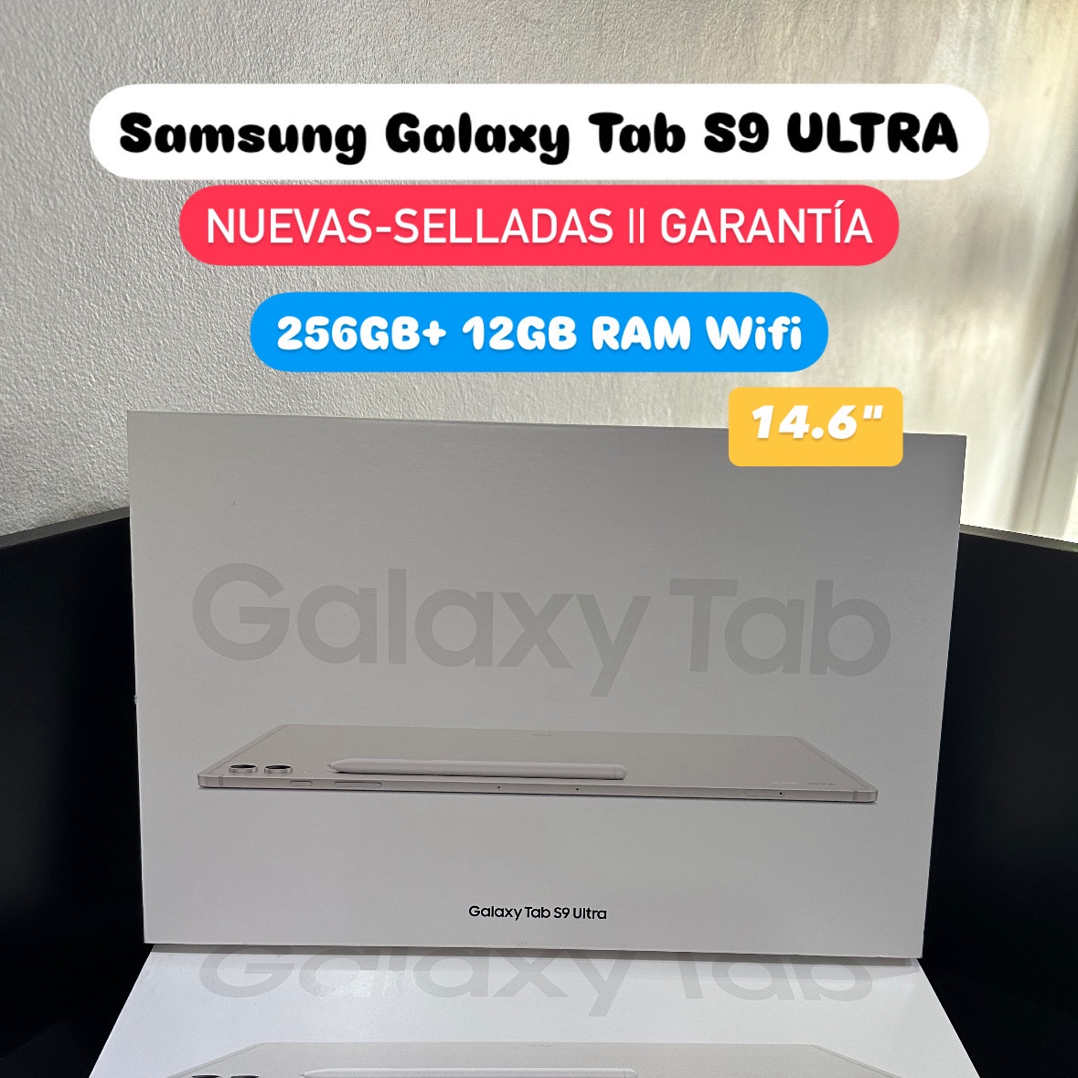 celulares y tabletas - SAMSUNG GALAXY TAB S9 ULTRA 14.6" 256GB+12GB RAM SELLADA WIFI OFERTA ‼️