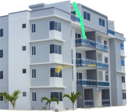 apartamentos - Apartamento en el Residencial Las Cayenas, Santo Domingo Este 