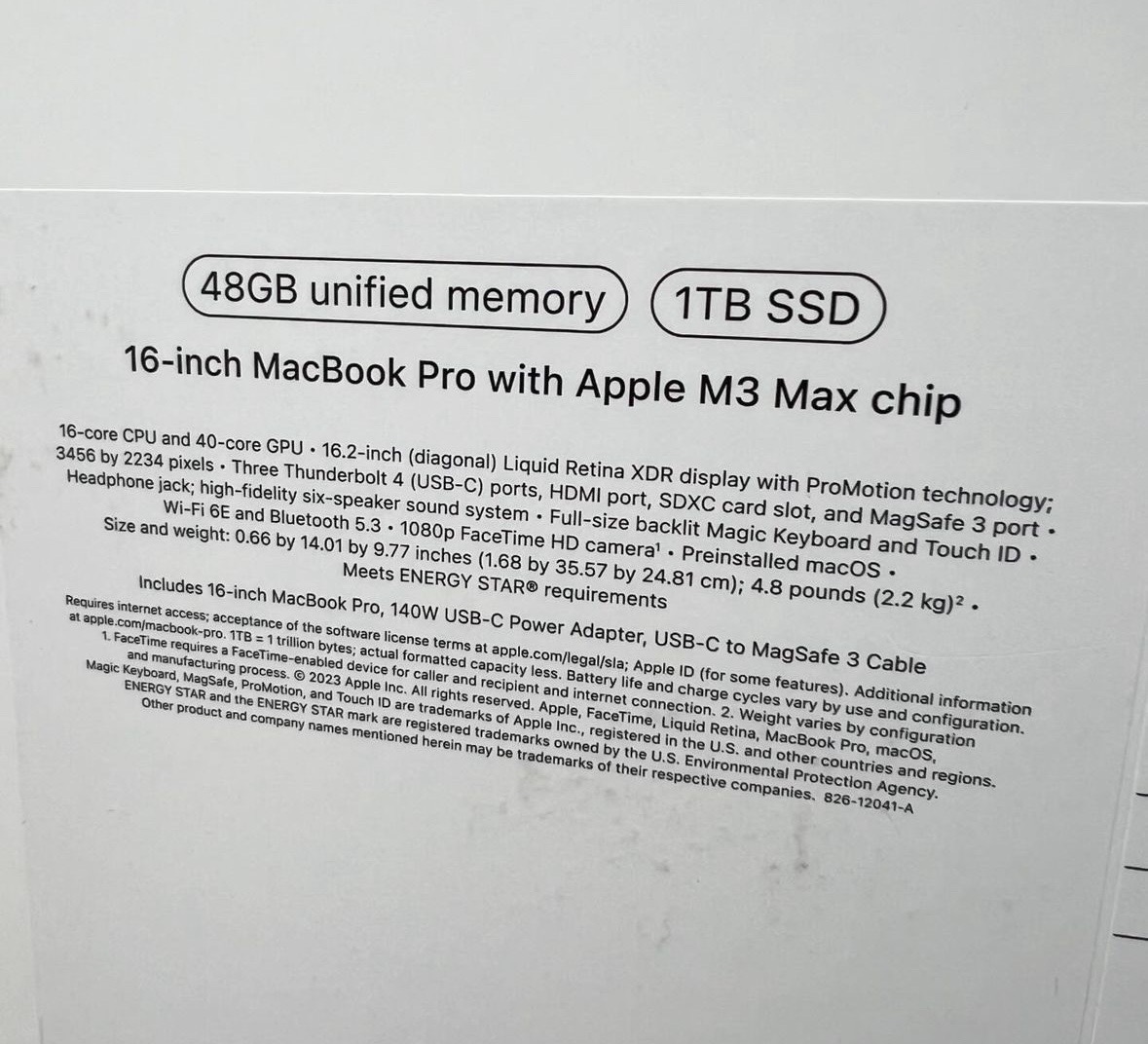 computadoras y laptops - MacBook Pro M3 MAX 16" 1TB SSD 48GB RAM Sellada🔥 1