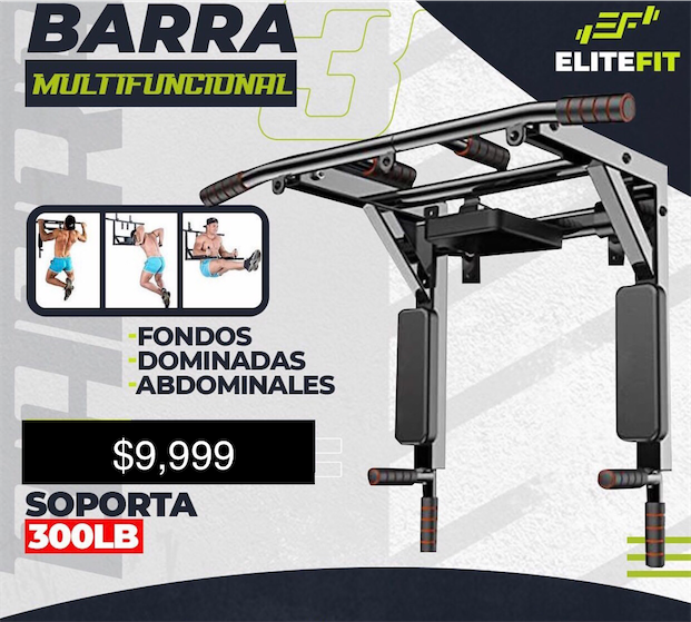 Barra multifuncional 2x1 sale