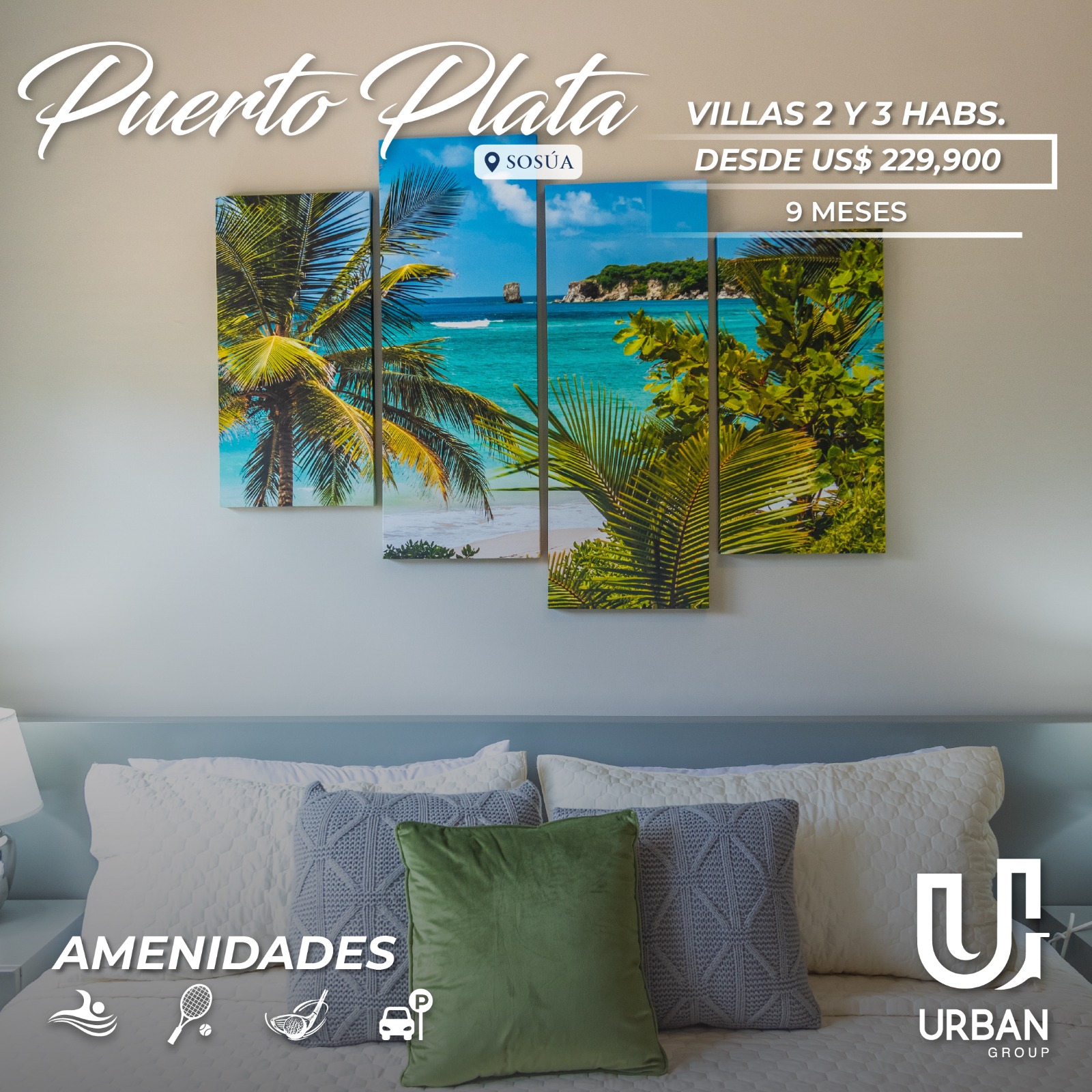 casas vacacionales y villas - Villas de 3 Habitaciones en Sosua Puerto Plata 2