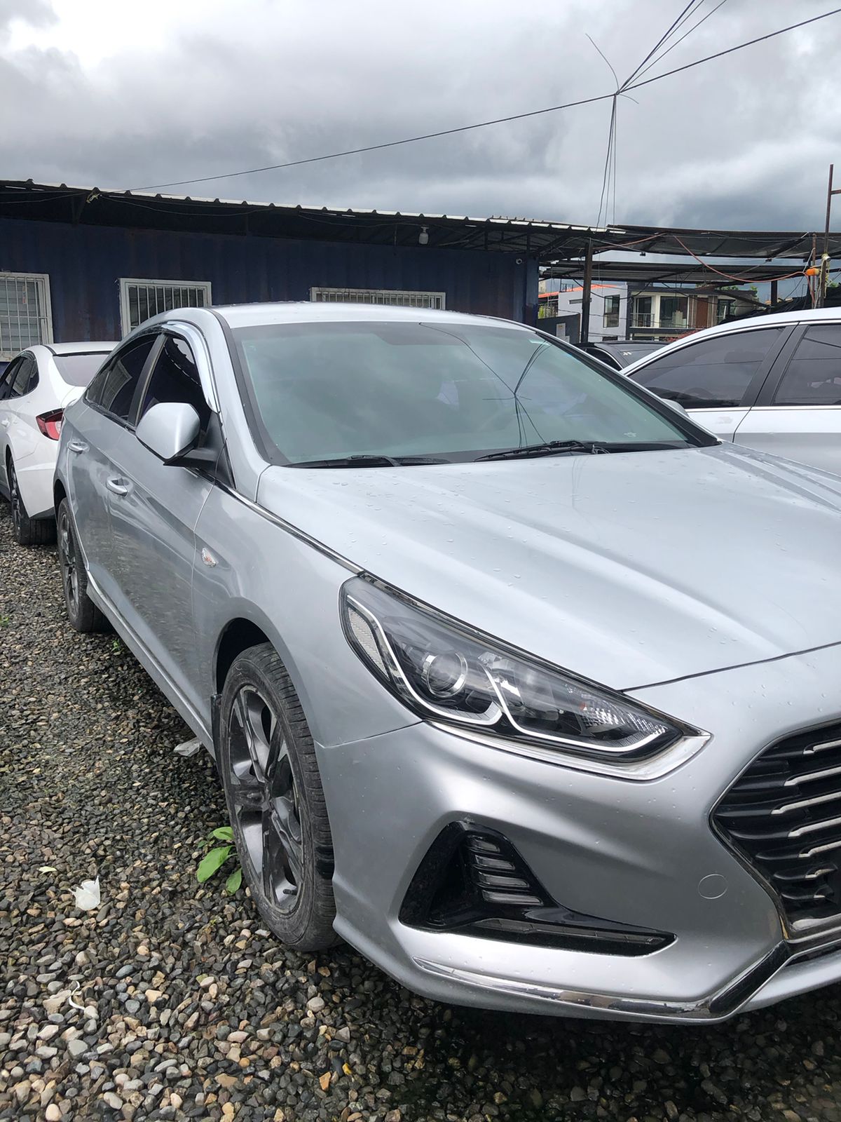 carros - HYUNDAI SONATA NEW RISE 2018 GRIS 2