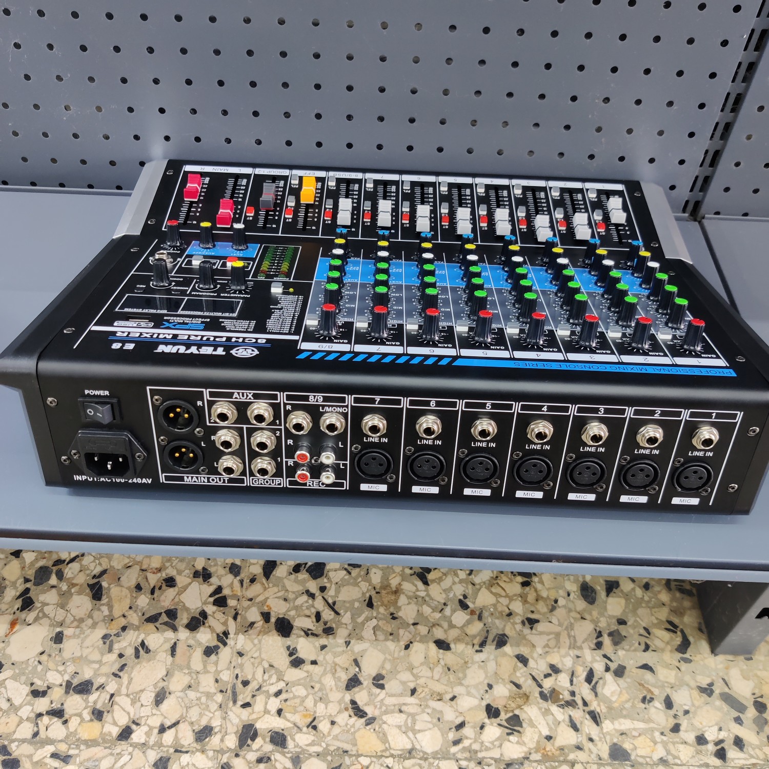 camaras y audio - Consola Mixer con efectos 8 canales  2