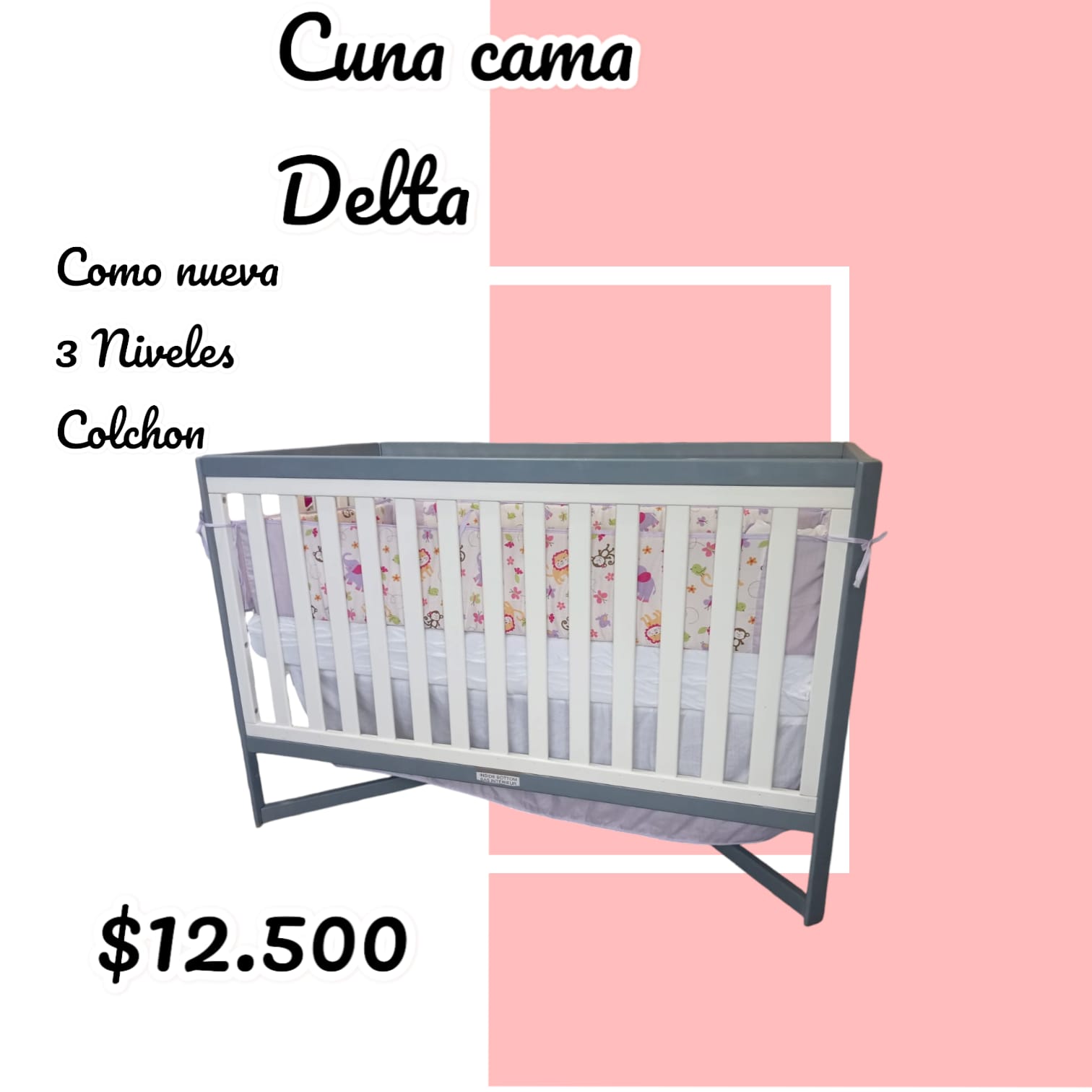 muebles - cuna Como nueva importada