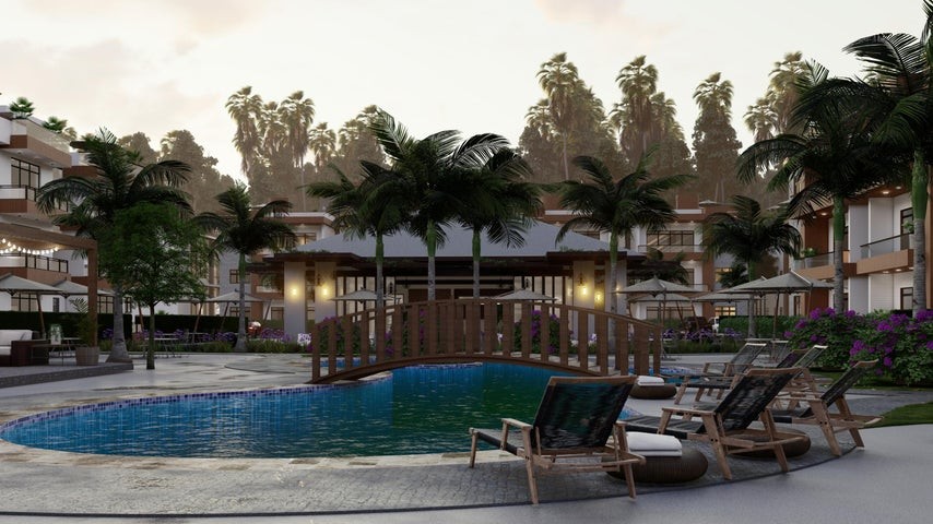 apartamentos - Proyecto en venta Punta Cana #24-984 dos dormitorios, piscina, balcón, terraza.
 8