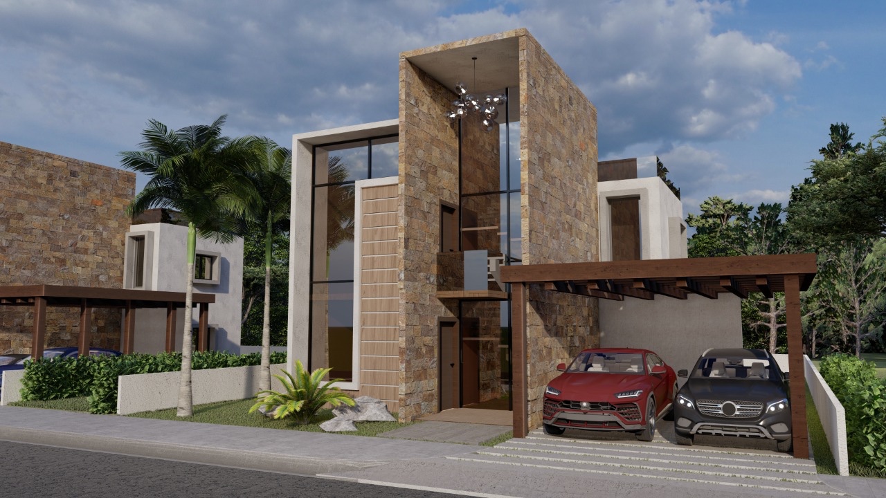 casas vacacionales y villas - Exclusivo proyecto de villas en boca chica Santo Domingo este  4