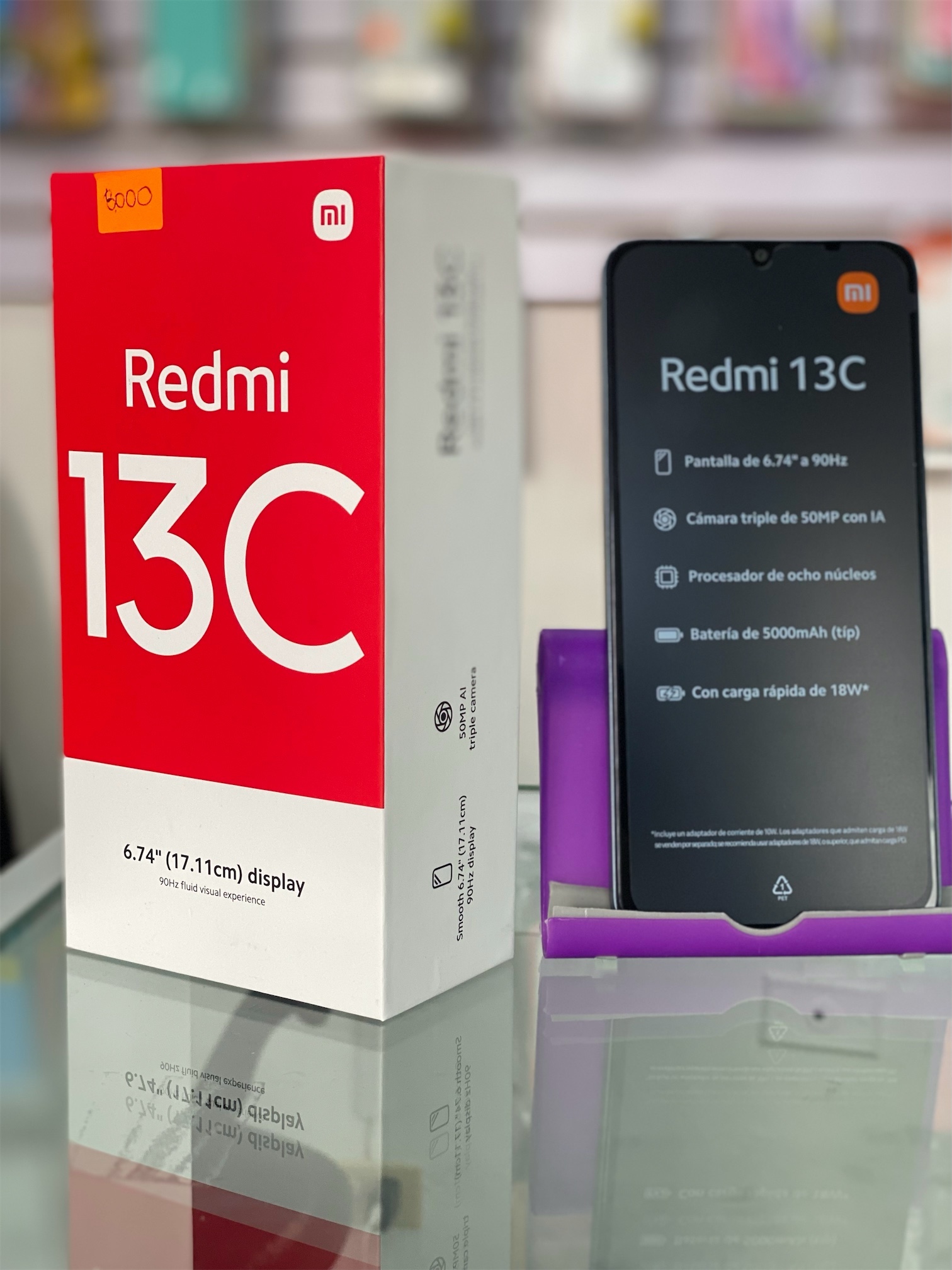 celulares y tabletas - Celular Xiaomi Redmi 13C, Nuevo de Caja con sus accesorios 3
