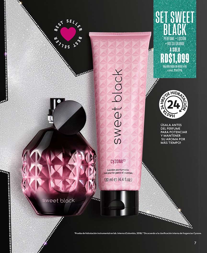 joyas, relojes y accesorios - Perfume De Mujer Sweet Black, 50 ml 3